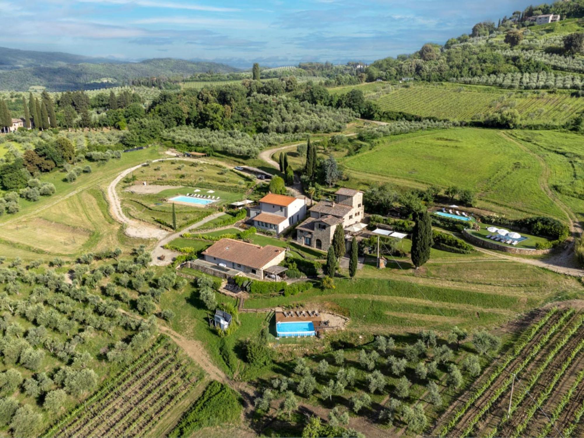 Amore Rentals - Villa Bellaflore Panzano in Chianti Kültér fotó